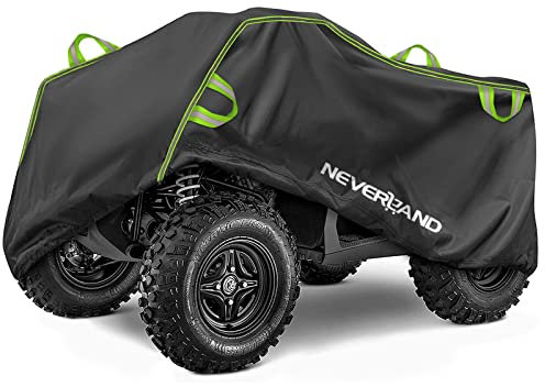 NEVERLAND ATV Cover - Waterproof Outdoor Heavy Duty 4 Wheeler Cover with Reflective Striping, Wind Snow UV Protection Dustproof Quad Cover for All Motorcycle XXXL(100.8*43.3*47.2inch/256*110*120cm)