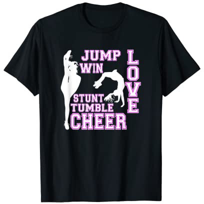 Cheerleading Zitate Love Stunt Tumble Cheerleader T-Shirt T-Shirt