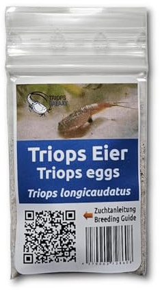 Triops Galaxy – Triops longicaudatus – Urzeitkrebse Eier - Triops züchten - Triops-Eier mit Zucht-Anleitung zum Download (300 Eier)
