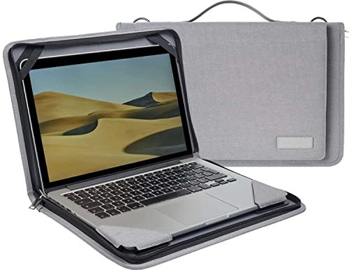 Broonel Grey Laptop Messenger Case - Compatible with Lenovo Yoga 7i 16 2 in 1 Laptop