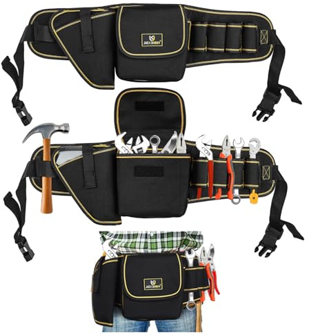 Wantli Bolsa de Herramientas Cinturon Porta Herramientas Negro