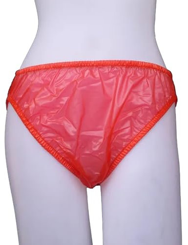 TOVCHEI 6Er-Pack Plastikhosen Erwachsene Pull on Plastikhose Erwachsene Inkontinenz Windeln Bezüge PVC Quiet wasserdichte Anti-Leckage-Sicherheitshose,6 Pack,XL
