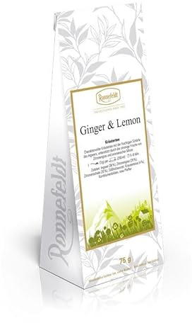 Ronnefeldt - Jengibre y limón - Té de hierbas - 75 g, cantidad: 2 unidades