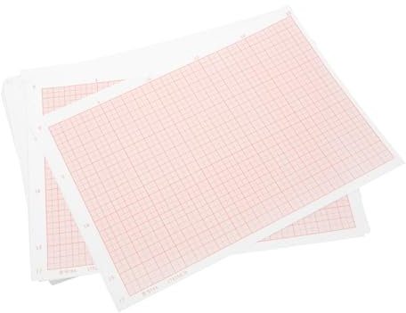 STOBOK Praktisches Mathematisches Koordinaten-karopapier 100 Blatt A4-Format Für Schüler Und Zum Zeichnen