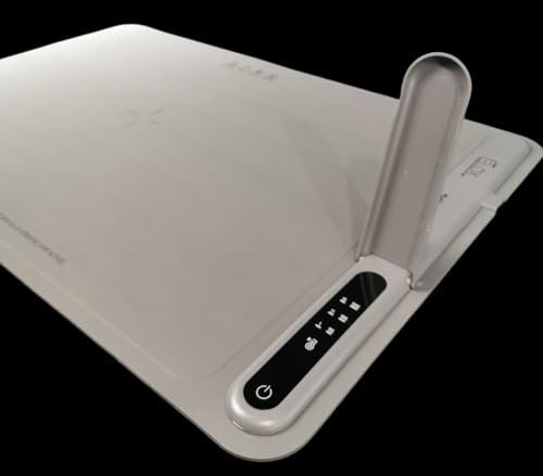 Plata 2.0 CELOX – Plaque Chauffante 500W, Enroulable & Portable, 6 Positions de 60 à120°C, Silicone Flexible - Utilisable sur Minuterie, ne se Rallume pas Automatiquement, 60x40cm + Sac.