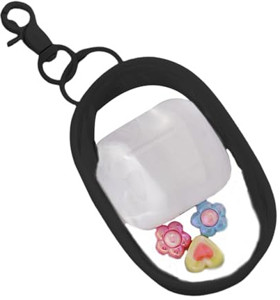 Portamonete trasparente, sacchetto ricercato, piccola borsa in PVC, porta monete con cerniera, organizer leggero, clavicola multiuso per bambini, studenti,, Nero , vedi descrizione, Vedi descrizione