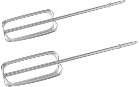 Amosfun Accesorios Universal para Batidor De Huevos EléCtrico 2 Piezas De 304 Acero Inoxidable De 4 Palas Y Batidor De 12 Alambres Ideal para Cocina Y Repostería