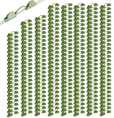 Sujetadores para Invernadero, 200 Piezas Pinzas para de Plantas, Clips para Túneles de Cultivo en Invernadero, para Agricultores Urbanos Trabajadores Agrícolas Aficionados
