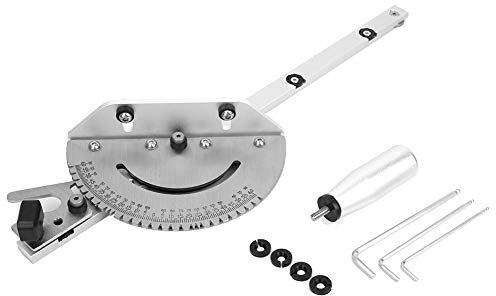 Gauge tabella, lavorazione del legno strumento Spingi maniglia Mitre Gauge scorrere Assemblea Mitre alluminio calibro for Banco sega sega a nastro Tavolo di fresatura