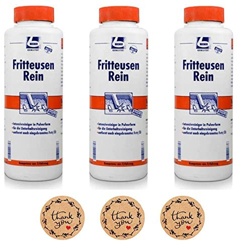 10x Dr. Becher Fritteusen Rei, Pulver - 1 kg | Flasche (1000 g)