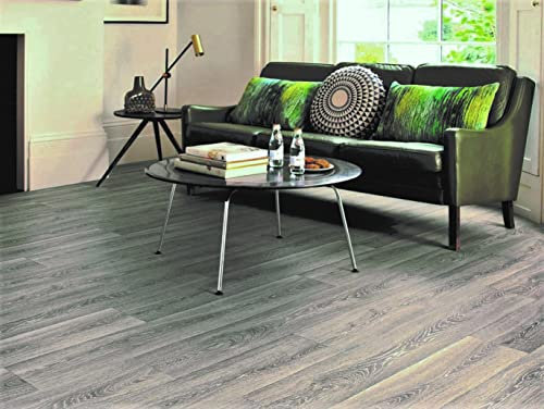 PVC Bodenbelag Vinylboden in eleganter Struktur, Zuschnitt (2m breit, 3m lang)