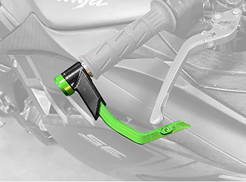 Fullibars Motorrad Handschützer Hebelschutz für 22mm Lenker, Brems Kupplungshebel Schutz für Motorradrennen, Unfallschutz Griffschutz Farbe Grün