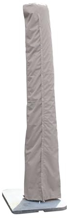 Raffles Covers Sonnenschirmhülle mit Stab H: 280 cm | Atmungsaktiv | Wasserdicht | UV - beständig | Doppelt genähte, PU-versiegelte Naht | Inklusive Befestigungsstab |