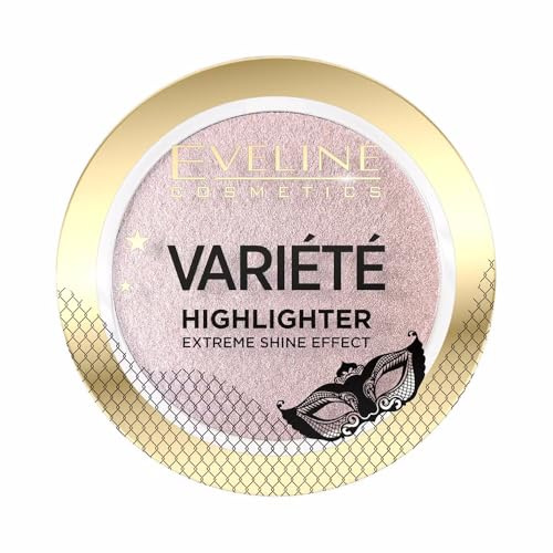 Eveline Cosmetics Variété Glow Enhancing Highlighter Puder - Strahlendes Finish mit natürlichen Inhaltsstoffen, 10g