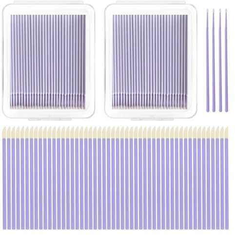 400 Pinceles Aplicadores De Pestañas, 50 Pinceles Para Labios, Micro Pinceles Para Pestañas, Pequeños Pinceles De Maquillaje, Aplicadores De Pestañas, Herramientas De Aplicación De Pestañas