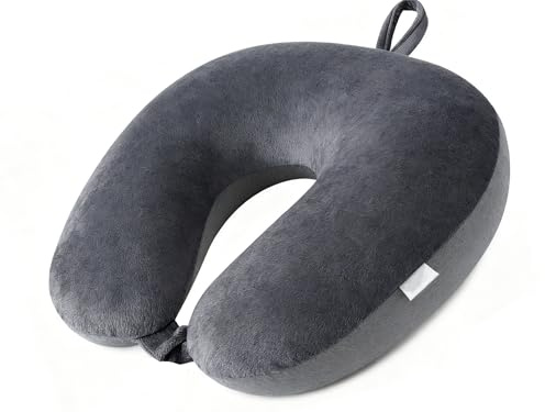 Lxumepor travel pillow U-Shaped Neck Pillow with Food-Grade EPS Beads Filling - Versatile Neck Support Cushion for Travel, Office, Home Relaxation, Gaming & More, Soft & Ergonomic Design for All-Day