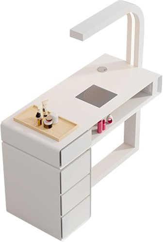 Maniküretisch aus Holz mit Staubsammler für Salon Spa und Home Beauty Workstation