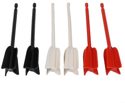 HanOaki 6PCS Mixer Attachment Drill For Resin,Epoxy Mixer Mixing Rod Drill Whisk Stirrer