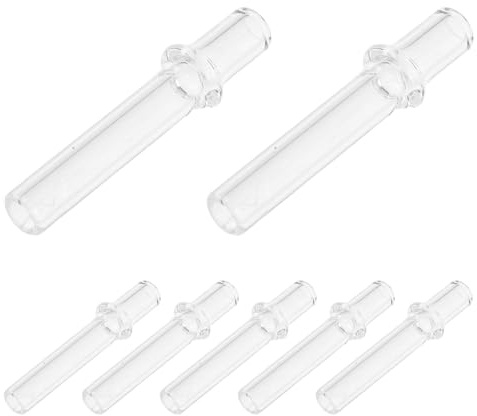 STOBAZA 7 Pièces Accessoire Charme Huile pour en Lampes Support Verre à Stable et Combustion Constante, Classique Pétrole à Domicile