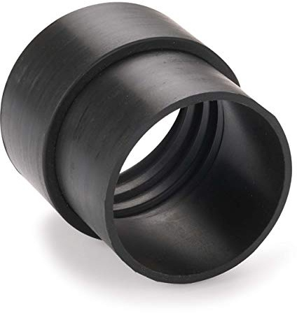 Woodriver Dust Connection 2-1/2 Flexible Hose End Cuff Fitting For Dust Collection System