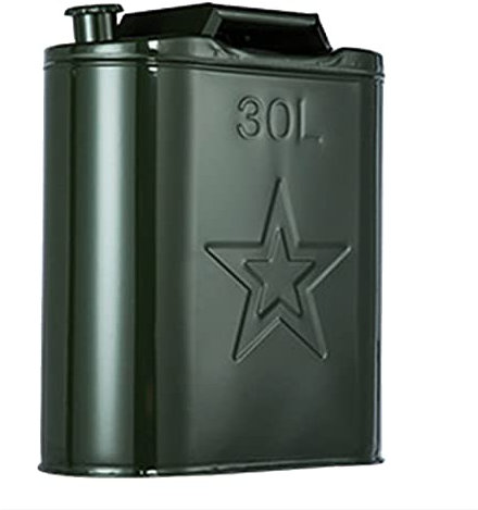 BHBXZZDB Bidón Metal, bidon Gasolina, Bidón para carburante/Garrafa Metal Gasolina/Diesel, Respaldo de Emergencia para vehículos