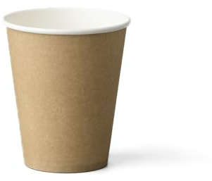 P Prestige Pack 3000 Gobelets en carton jetables Kraft Design compatible distributeur 6oz / 18cl / 180ml