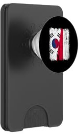 South Korea Poland Half Flag Korean Polish Ancestry PopSockets PopWallet for MagSafe