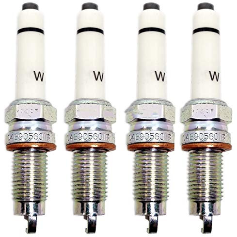 4 x 04E905601B Iridium-Zündkerze/Passend für Volkswagen Beetle Golf Jetta Santana Gran Lavida Polo/Passend für Audi A1 A3 Q3 1.4 1.6 Kfz-Ersatzzündkerzen