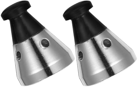 Didiseaon 2 Pcs Universal Cooker Jiggers Valve Replacement Pressure Relief Valve Silver Abs Stainless Steel Explosion-Proof Versatile Design for Pressure Cooker Safety and Canning Use