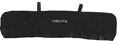 Vincita Wasserabweisende, langlebige Lenker Regenabdeckung, rote Fahrradabdeckung für Mountainbikes, Falträder, E Bikes, Bikepacking Zubehör (Schwarz)