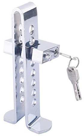 - Lucchetto di sicurezza in acciaio inox, 8 fori, per pedale frizione e pedale del freno
