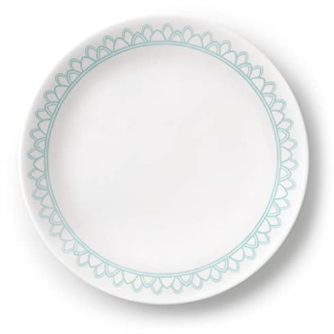 Corelle Morning Blue 8.5 in Lunch Plate 4 Pack