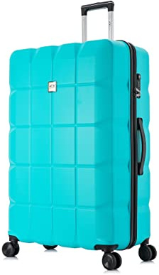 ATX Luggage Extra Large Suitcase Super Lightweight Durable ABS Hard Shell Suitcase with 4 Wheels and Built-in TSA Lock (Mint Green, 32 Inches,132 Liter)