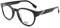 Fila Pantos Cellulose acetate Brillen in Shiny Black für Herren, Brille mit Sehstärke, optional mit Sonnenbrillen tönung oder Blaulichtfilter (Modell VFI453)