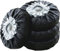 Lot de 4 Housses de Pneu pour Roue de Voiture, Protection de Pneu de Voiture, Protection Imperméable Contre la Neige et Le Soleil pour Pneus de 13 à 19, 16 à 20