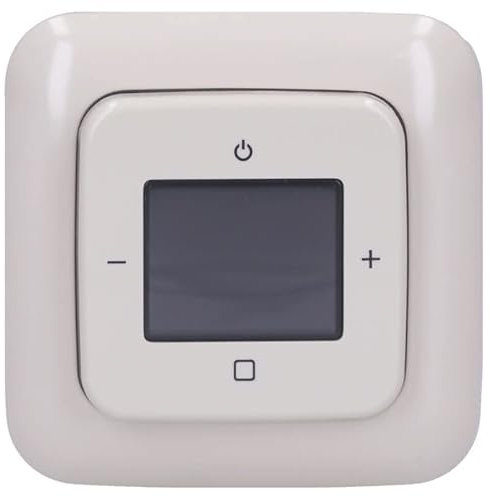 Busch-Jaeger Komplett-Set 8215 Unterputzradio DAB+ + 8252-212-101 Zentralscheibe + 2511-212 1-fach Abdeckrahmen Cremeweiß Busch-Duro 2000 SI