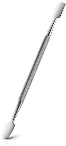 FERYES Professionella nagelbandspinnare – dubbla ändar rostfritt stål manikyr- och pedikyrverktyg, ergonomisk design nagelbandspinne och undernagel rengöringsverktyg