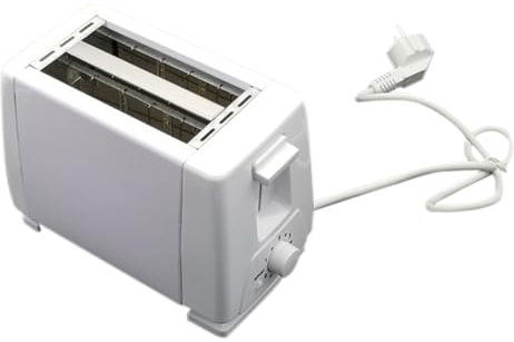 PRETYZOOM Tostadora Automática Hogar Mini Tostadora de Rebanadas Totalmente Automática para Cocina Compatible Enchufe Europeo