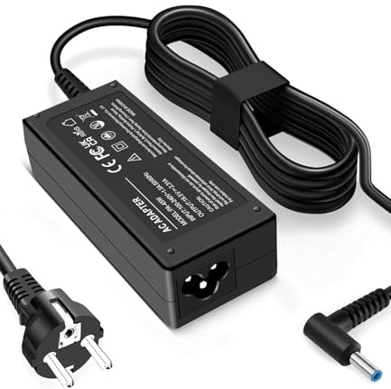 TT&C Cargador 45W 19.5V 2.31A Portatil Adaptador,Compatible con HP 741727-001 721092-001 719309-001 HSTNN-DA40,HP Stream 11 13 15 Notebook Pavilion Alimentación Adaptador 4.5 * 3.0mm