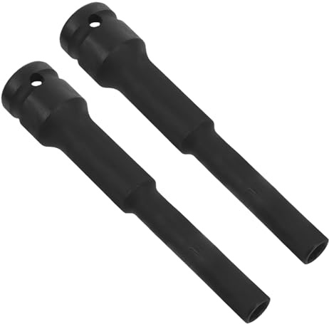 DECOMELODY Set di Bussole a Parete Sottile da 1/2 Pollice 128 Mm, Estrattore di Bulloni Danneggiati per Rimozione Dadi Ruota, Utensile per Bulloni Svitati Compatibile Avvitatori Elettrici