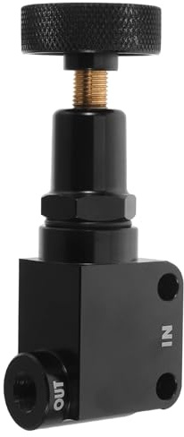 UPKOCH Valve de Répartition de Freinage Automobile Réglable en Aluminium Régulateur de Pression pour Frein à Tambour Arrière Dosage Précis pour Système de Freinage Installation