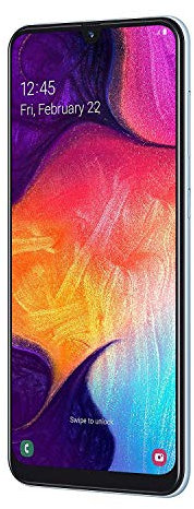 Samsung Galaxy A50 Smartphone, Display 6.4 Super AMOLED, 128 GB Espandibili, RAM 4 GB, Batteria 4000 mAh, 4G, Dual Sim, Android 9 Pie, [Versione Italiana], White