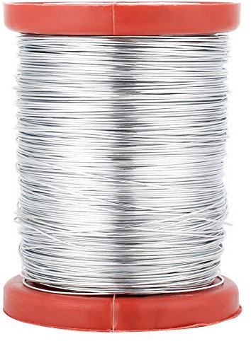 Bienenwaben Spezialstahldraht, 0,5 mm Bienenzucht Edelstahlrahmen Drahtrahmen Eisendraht für Bienenstöcke Rahmenwerkzeug(Iron)