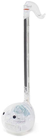 Special Edition Otamatone Crystal - Fun Japanese Electronic Musical Toy Synthesizer Instrument by Maywa Denki - Clear (White)