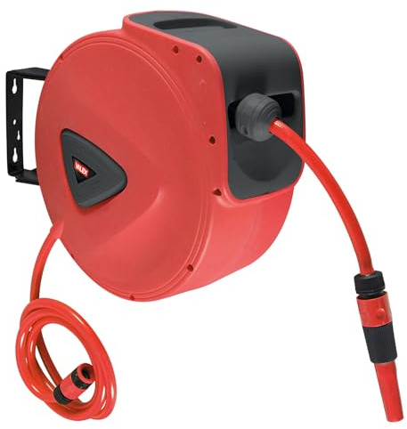Valex Enrouleur de tuyau d'eau auto-entrant 20 m