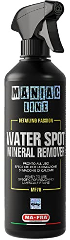 Mafra, Maniac Car Detailing Line, Water Spot Mineral Remover, Gebrauchsfertiger Dekontaminator speziell zur Entfernung von Kalk- und Oxidationsflecken, 500 ml