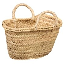 Capazo de Palma Natural con Asas de Pita - XXS N4 - Ref. 5000A-4