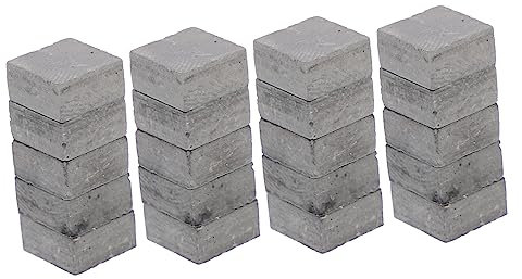 Vaguelly 40 STK simulierte Ziegel Puppenhausfliesen Ziegel Spielzeug kinderspielzeug Spielzeug für Kinder Bausteine Spielzeuge Miniatur-Ziegel-Ornament Sandtisch Ziegel Wandfliesen Modell