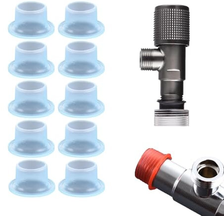 20 Stück Dichtungsringe Wasserhahn, Gummidichtung Wasserhahn mit Rand, Silikondichtung für Faucet Abfluss