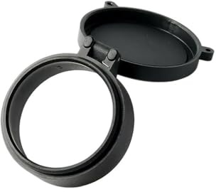 Objektiv för gevärskikare， 1 st kikarsikte linsskydd Quick uppfällbar kikare Lins dammskyddslock for 25-69MM kaliber Jakt Nattkikare Siktetillbehör